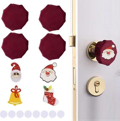 Produktbild von Kerstdekorationsset mit weichen Türschlitzhandschuhen - 4 Stück