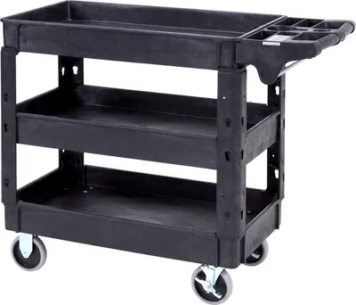 Zdjęcie produktu dla Wózek do serwowania Happyment - 3 poziomy - Wózek - Uniwersalne zastosowanie - 103 x 43,5 x 85,7 cm