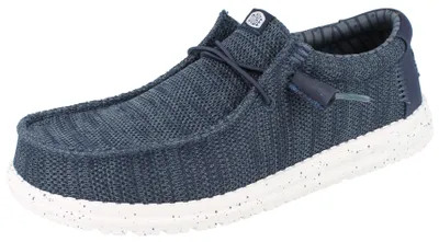 Produktbild von HEY DUDE Wendy Damen Slipper dunkelblau Textil - Größe: 38