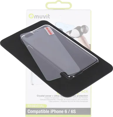 Produktbild von Muvit MUPAK0165, Cover, Apple, iPhone 6, 11,9 cm (4.7"), Transparent