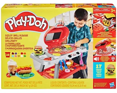 Obrázok produktu pre Play Doh PLAY-DOH Tirisevä grilli, muovailuvahasetti