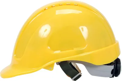 Immagine prodotto di Casco di protezione giallo in ABS con elevato comfort