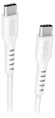 Produktbild von SBS USB-C zu USB-C Kabel 100W 1,5m weiß