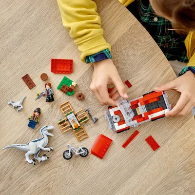 Obrázek produktu pro LEGO 76946 Jurský svět Modrá a Beta ve velociraptořím příběhu