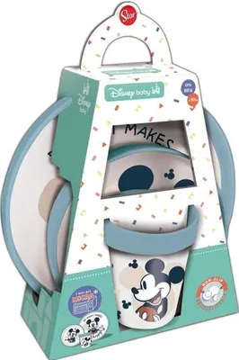Produktbild von Thermobaby Ess-Set Minnie, 3-teilig, Babygeschirr mit Schüssel, Teller und Becher