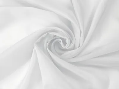 Produktbild von Voile Stoff Meterware 150 cm Breite Gardinenstoff, Weiß
