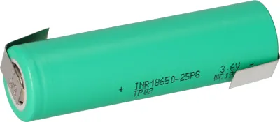 Produktbild von TerraE INR 18650 25P Li-Ion Akku - 3,6V 2500mAh 20A Z-Lötfahne
