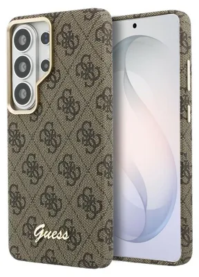 Immagine prodotto di Custodia GUESS compatibile con SAMSUNG S26 Ultra GUHMS26L5P4FWMSW (4G Script compatibile con MagSafe) marrone