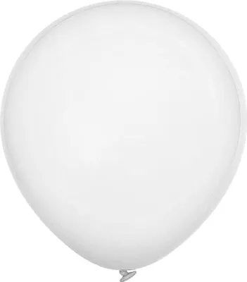 Produktbild von Decomex-Luftballons in Pastelltönen, Weiß, 100 Stück – Godan