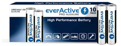 Zdjęcie produktu dla everActive, bateria AAA, zestaw 200 sztuk, alkaliczna, Micro LR03 R03, 1,5V