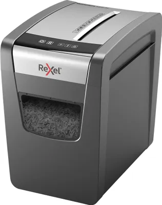 Produktbild von Rexel Momentum X410-SL Aktenvernichter Kreuzschreddern Schwarz  Grau