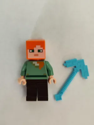 Produktbild von Lego Figur Alex -- Minecraft-- (aus Set 21123, kompatibel mit Anderen Lego)