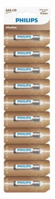 Obrázek produktu pro Philips Alkalické baterie AAA LR03, 10 kusů