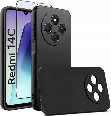 Zdjęcie produktu dla Etui do Xiaomi Redmi 14C CASE SOFT MATT PLECKI MATOWE + SZKŁO OCHRONNE 9H