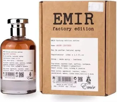 Zdjęcie produktu dla PARIS CORNER Emir Warm Leather Factory Edition EDP 100ml