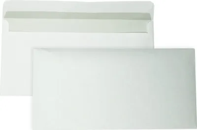 Produktbild von DULA - EA5/6 Umschläge - 110 x 220 mm - 25 Stück - Selbstklebend mit Klebestreifen - 80 Gramm