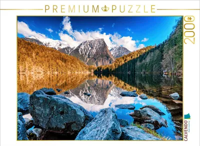 Produktbild von CALVENDO Puzzle Piburger See 2000 Teile Puzzle quer | 2000 Teile Lege-Größe 90x67cm Foto-Puzzle für glückliche Stunden