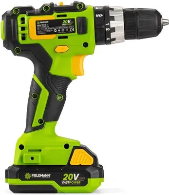 Image de Perceuse à Percussion sans Fil FIELDMANN, 20V, Batterie 2Ah, 35 Nm, Chargeur Rapide et Mallette Inclus
