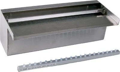 Zdjęcie produktu dla Ubbink Design Waterfall Element Niagara LED 60cm stal nierdzewna