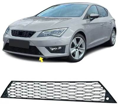 Für Seat Leon FR 5F 2012-2016 Vorfacelift Waben Gitter Mitte Stoßstange in der Farbe von Carparts-Online GmbH