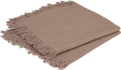 Image de 2 Serviettes de tables a franges en coton