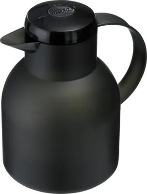 Produktbild von emsa Isolierkanne SAMBA 1 Liter Quick Press, Farbe transluzentes Schwarz