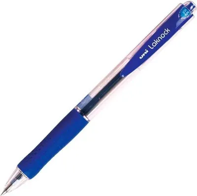 Produktbild von Kugelschreiber mit Flüssigtinte Uni-Ball Rollerball Laknock SN-100 Schwarz 12 Stück