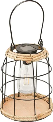 Produktbild von Solar Gartenlaterne Metall Schwarz Boho Ø17cm