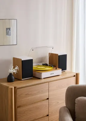 Produktbild von RECORD PLAYER PRO - Plattenspieler mit 2 externen Lautsprechern, Bluetooth und RCA-Ausgang