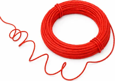 Produktbild von Papierdraht 2 mm 10 m Papierkordel Basteldraht Dekodraht biegsam rot