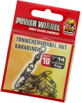 Produktbild von Tönnchenwirbel mit Karabiner Neu Gr. 14