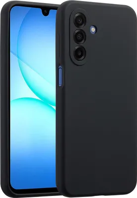 Image de Coque arrière en silicone liquide Accezz pour Samsung Galaxy A17 (5G) / (4G) - Noir