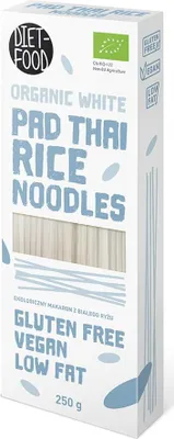MAKARON (RYŻOWY) NOODLE PAD THAI BEZGLUTENOWY BIO 250 g - DIET-FOOD
