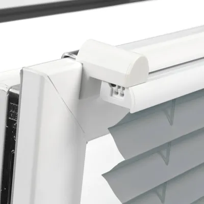 Produktbild von Gardinia EASYFIX Plissee mit 2 Bedienschienen schiefer 95 x 130 cm