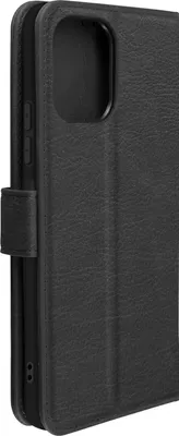 Produktbild von Avizar, Kunstleder-Klappetui mit Standfunktion für Xiaomi Redmi 12, Schwarz