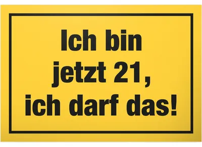 Produktbild von Dekorationsschild zum 21. Geburtstag – eine Geschenkidee