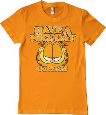 Produktbild von Garfield - Have A Nice Day T-Shirt - X-Large - Orange