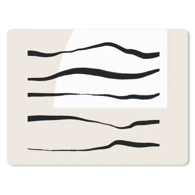 Produktbild von MuchoWow® Mauspad Mousepad Abstrakt - Linie - Pastell 23x19 cm - Mousepads - Maus Mat - Pad - Mausunterlage - Schreibtischunterlage - Mauspad