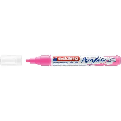 Obrázok produktu pre Edding 5300 acrylic marker fine, Ružová, Ružová, Stredná, 2 mm, 3 mm, atrament s vodným základom
