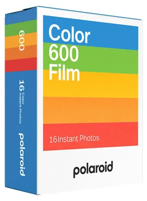 Image de POLAROID, pack de deux de 16 films Photo 600 pour appareil photo instantané 600, blanc