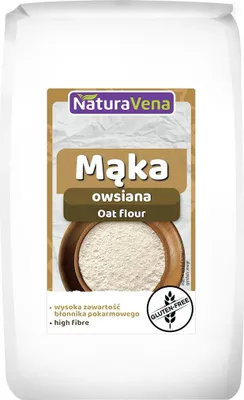 MĄKA OWSIANA BEZGLUTENOWA 400 g - NATURAVENA
