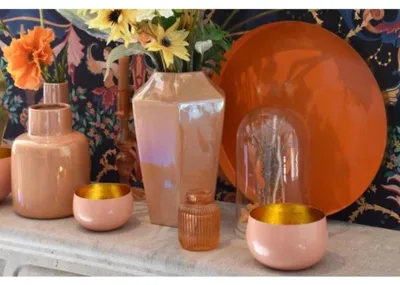Image de Plateau Marrakech Orange 33 Cm