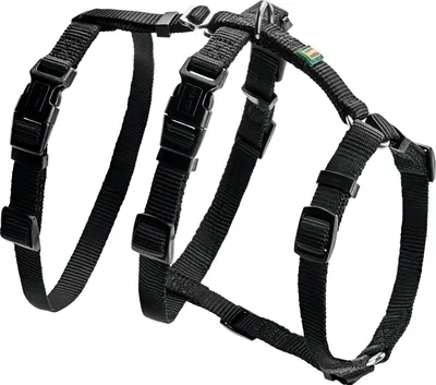 Produktbild von HUNTER Sicherheitsgeschirr VARIO RAPID, verstellbar, ausbruchssicher, schwarz, Größe M-L