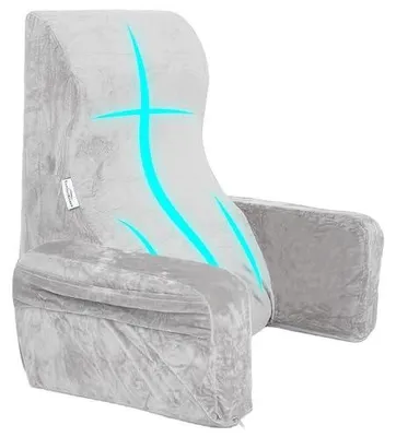 Zdjęcie produktu dla Poduszka do czytania ergonomiczna z podłokietnikami pianka memory