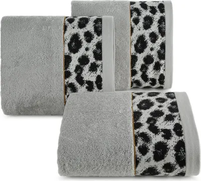 Zdjęcie produktu dla Eurofirany 462053, 70 x 140 cm, Bawełna, Poliester, Srebrny, 1 szt.