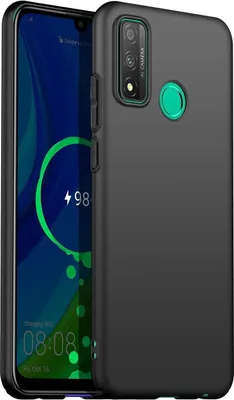 Produktbild von Conie TPU Schutzhülle für Huawei P Smart 2020 Tasche Case Cover Bumper Silikon Hülle in Schwarz matt