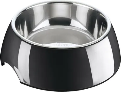 Produktbild von HUNTER Melamin-Napf Hundenapf schwarz 1400ml