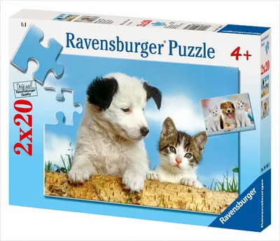Produktbild von Wahre Freunde 2 x 20 Teile Puzzle