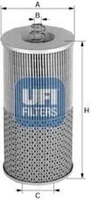 Produktbild von Kraftstofffilter UFI 26.611.00 Filtereinsatz