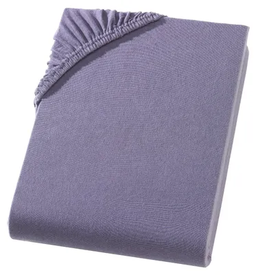 Produktbild von Jersey Split Topper Spannbettlaken für geteilte Topper Anthrazit / Dunkel Grau 180x200 - 200x200 cm